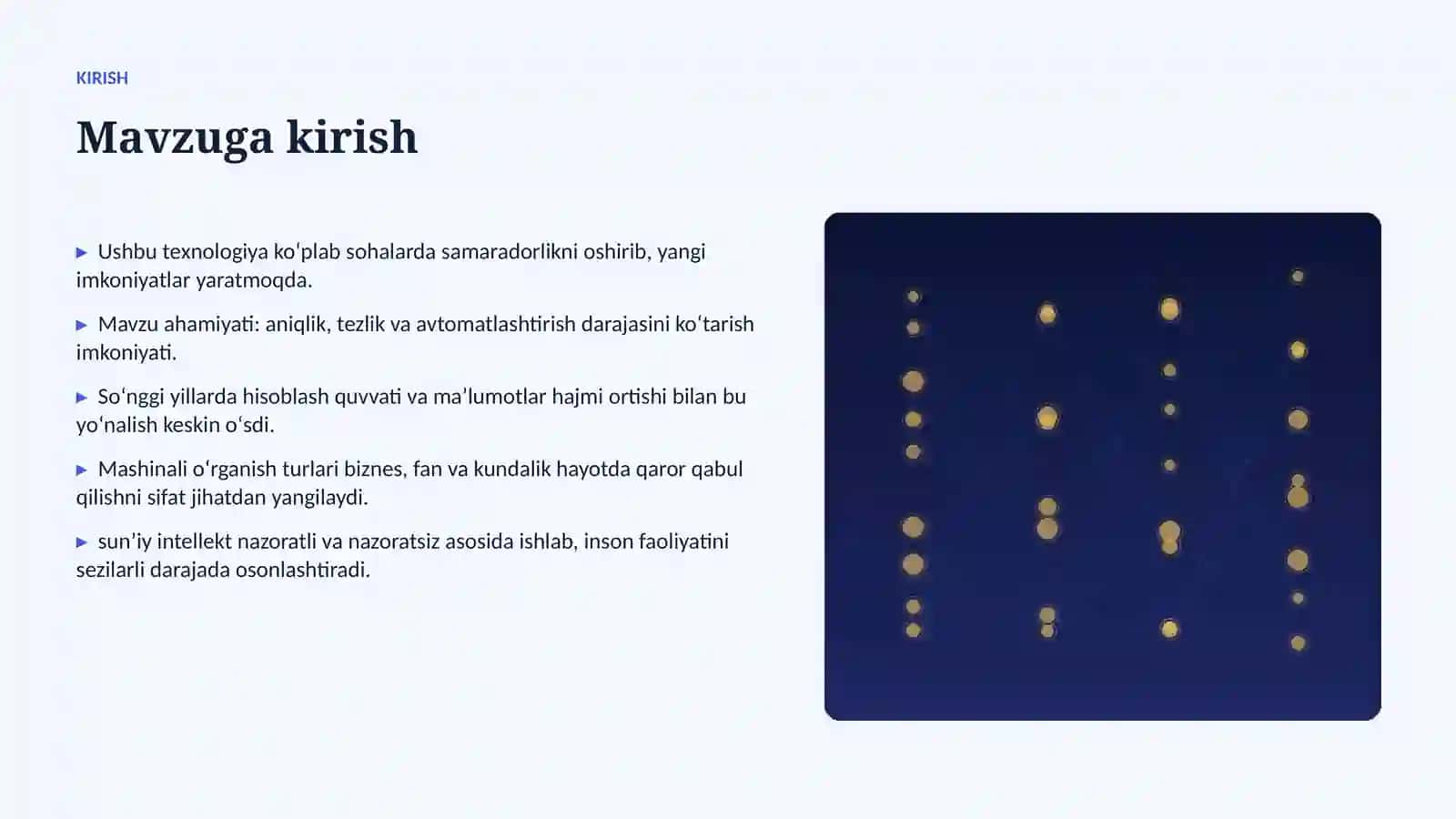 Sunʼiy intellekt boʻyicha taqdimot 3