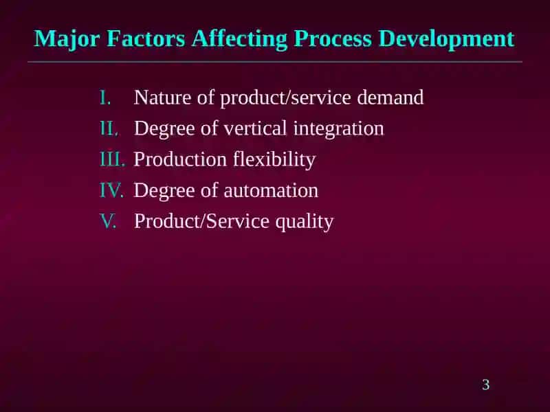 Process Planning & Design 3
