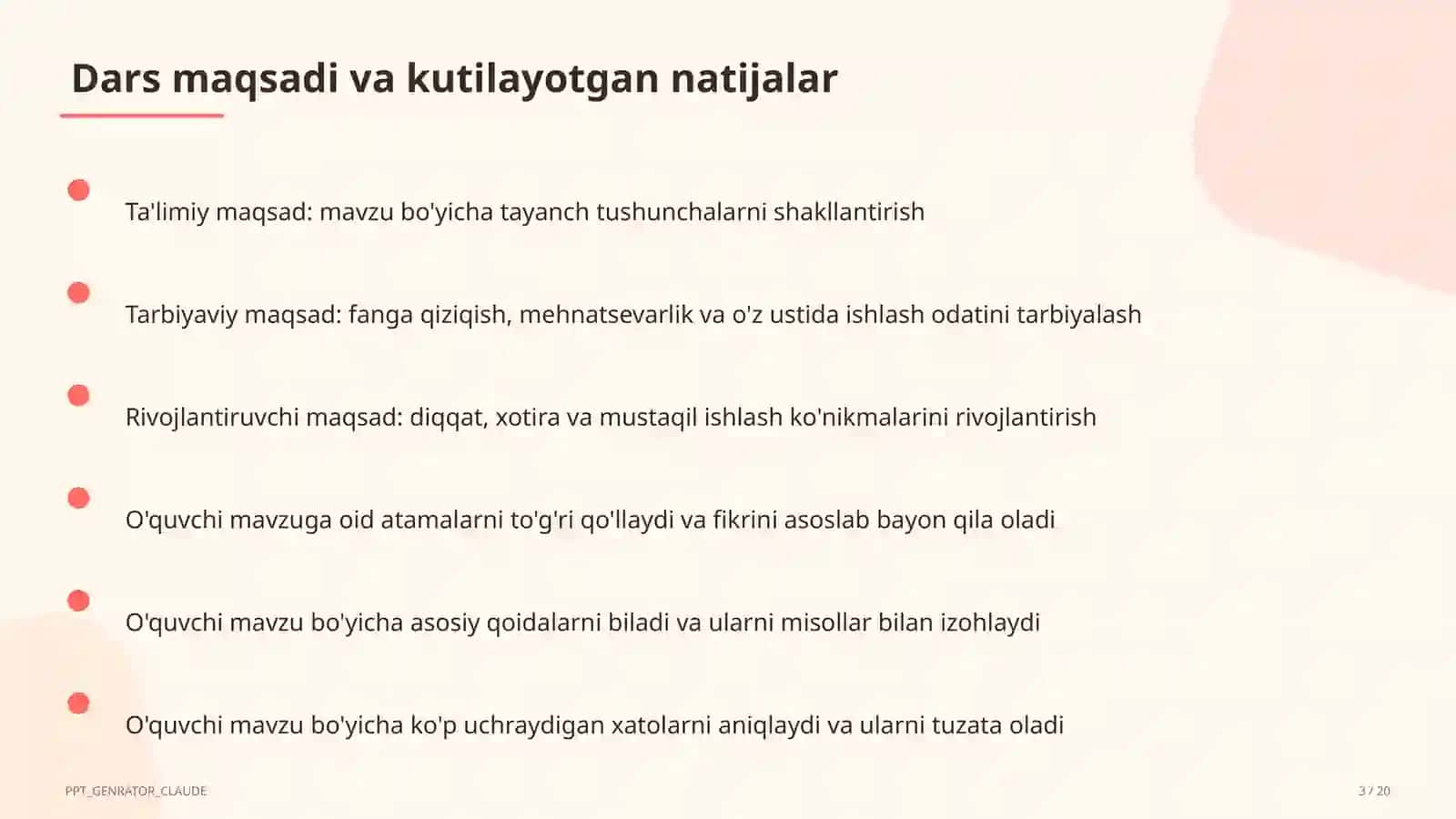 Turkiston XIX asr oxiri - XX asr boshida (9-sinf) 3