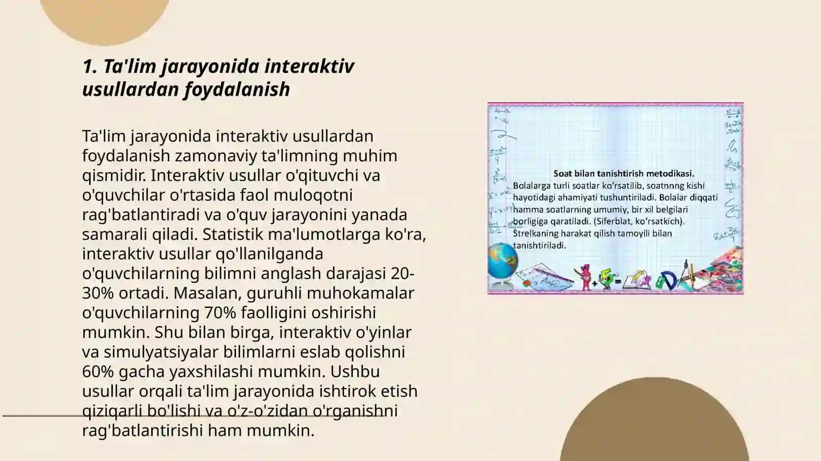 Mutaxassislik fanlarini oʻqitishda taʼlimni tashkil etish va tayyorlash metodikasi 3