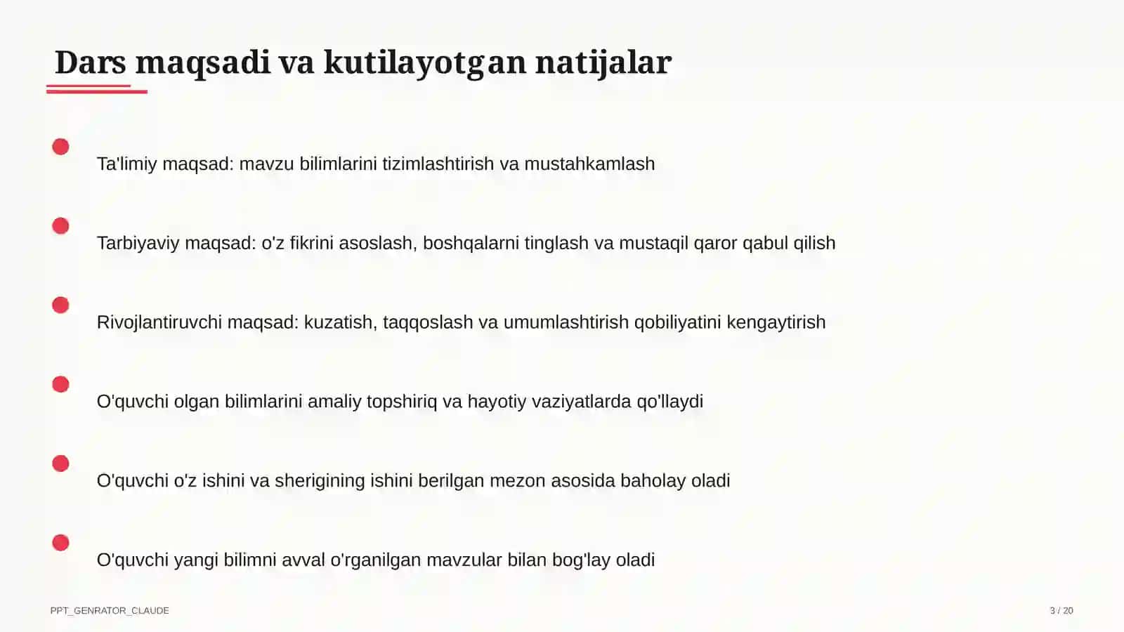 Dolzarb mavzular — maktab va o'qituvchilar 3