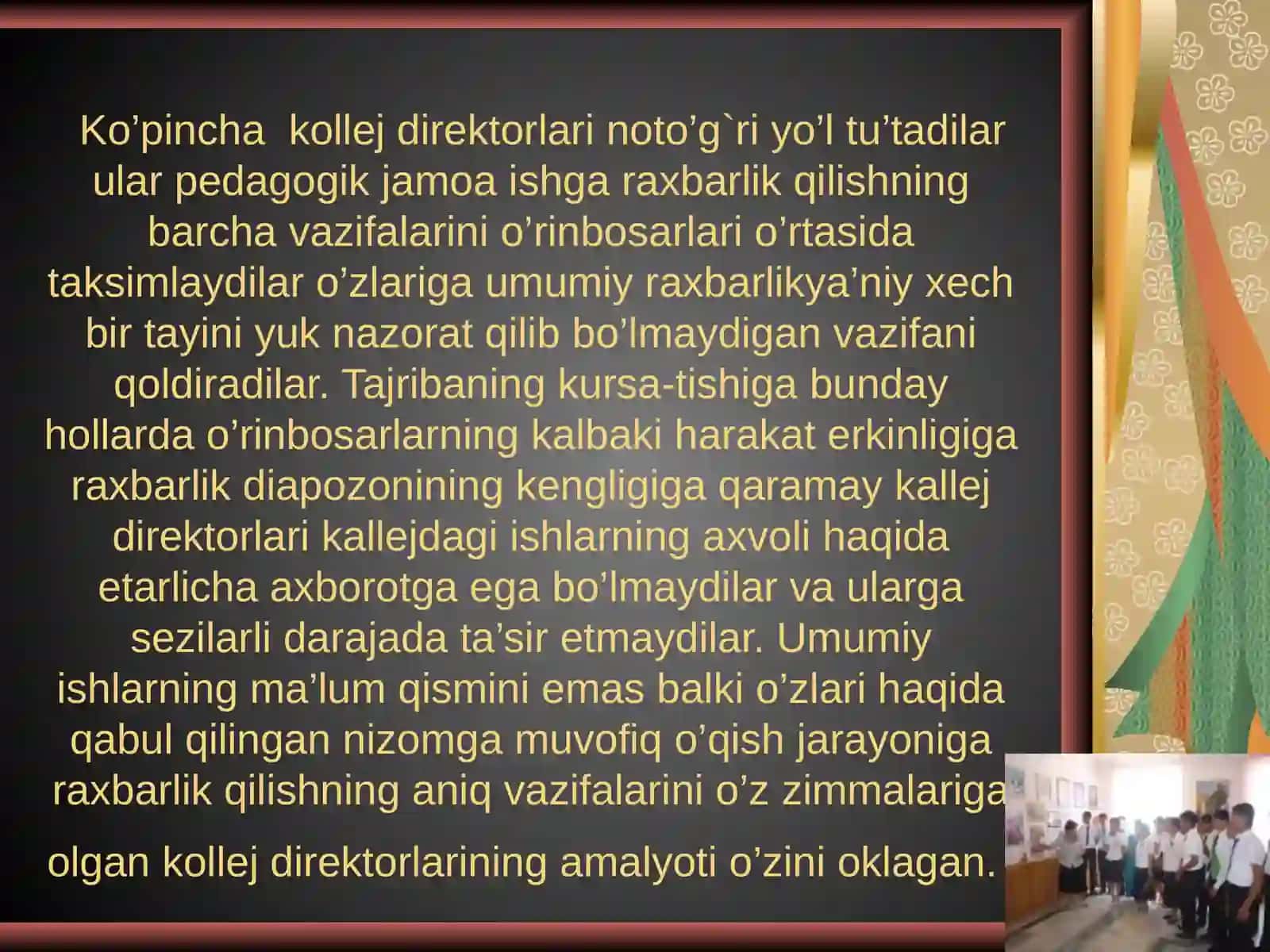 O`quv malakalarni tekshirilishini rejalashtirish 3