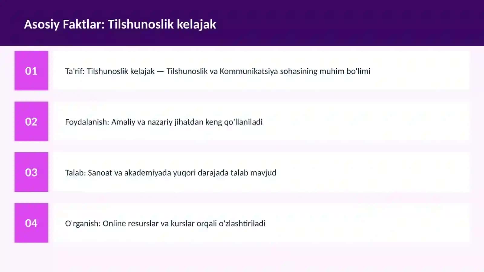 Tilshunoslik kelajak 3