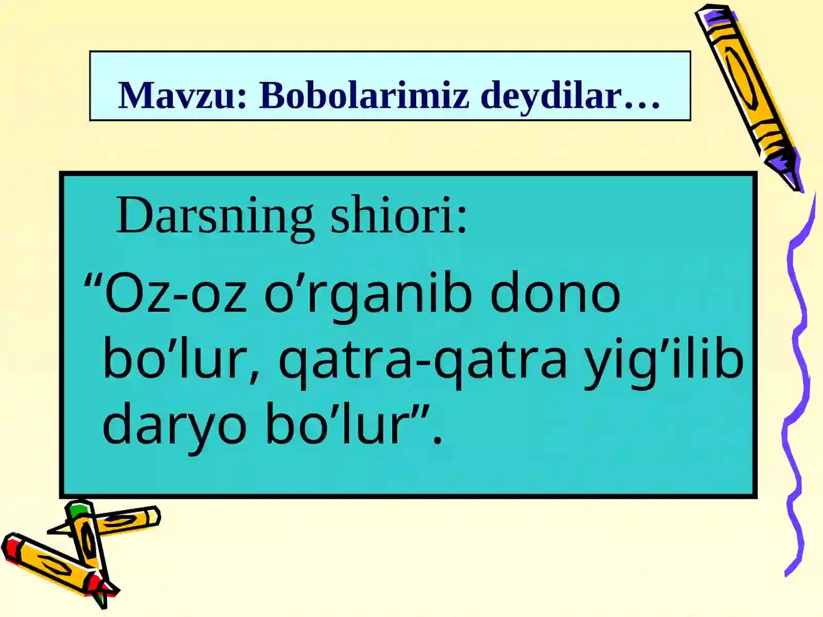 Bobolarimiz deydilar 3
