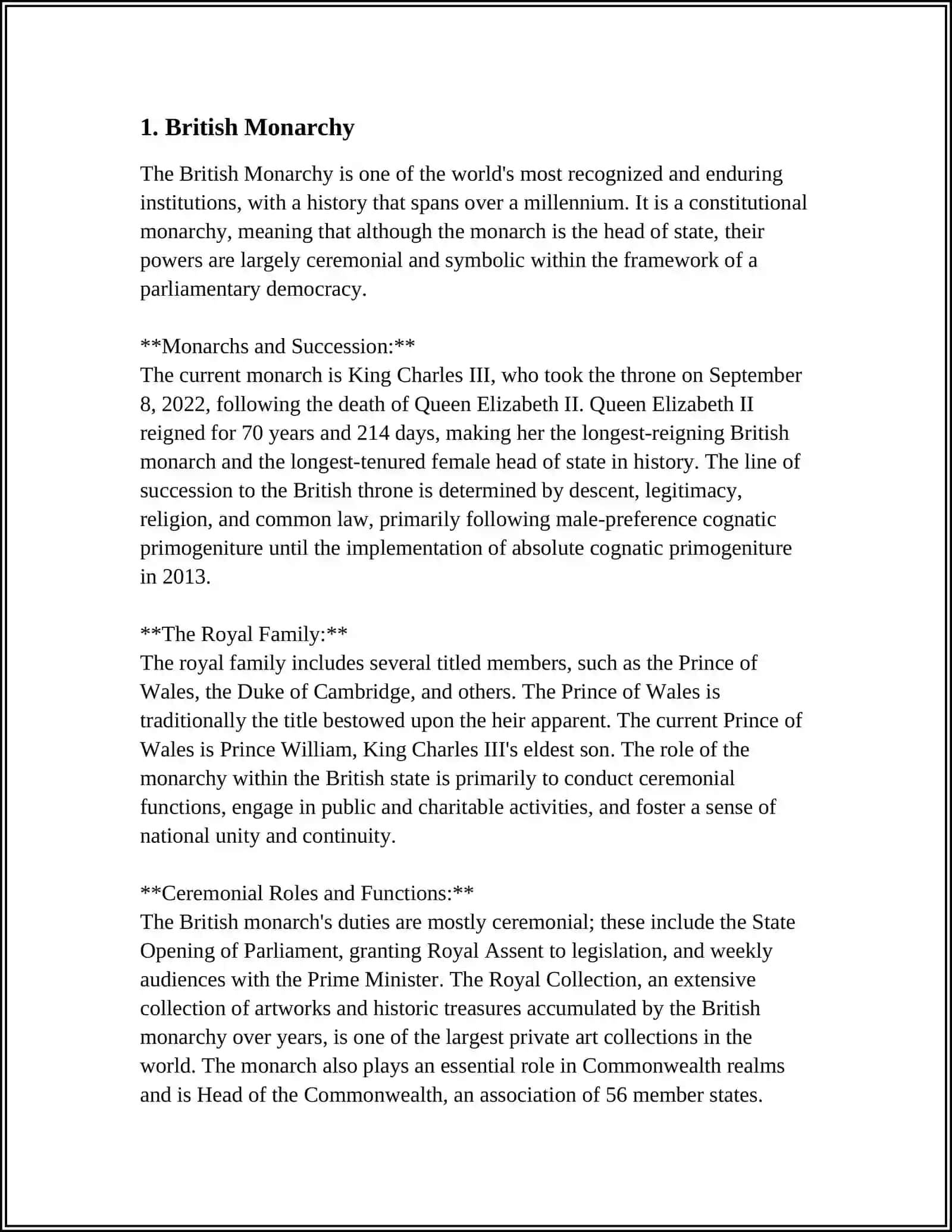 REFERAT Theme: GREAT BRITAIN 3
