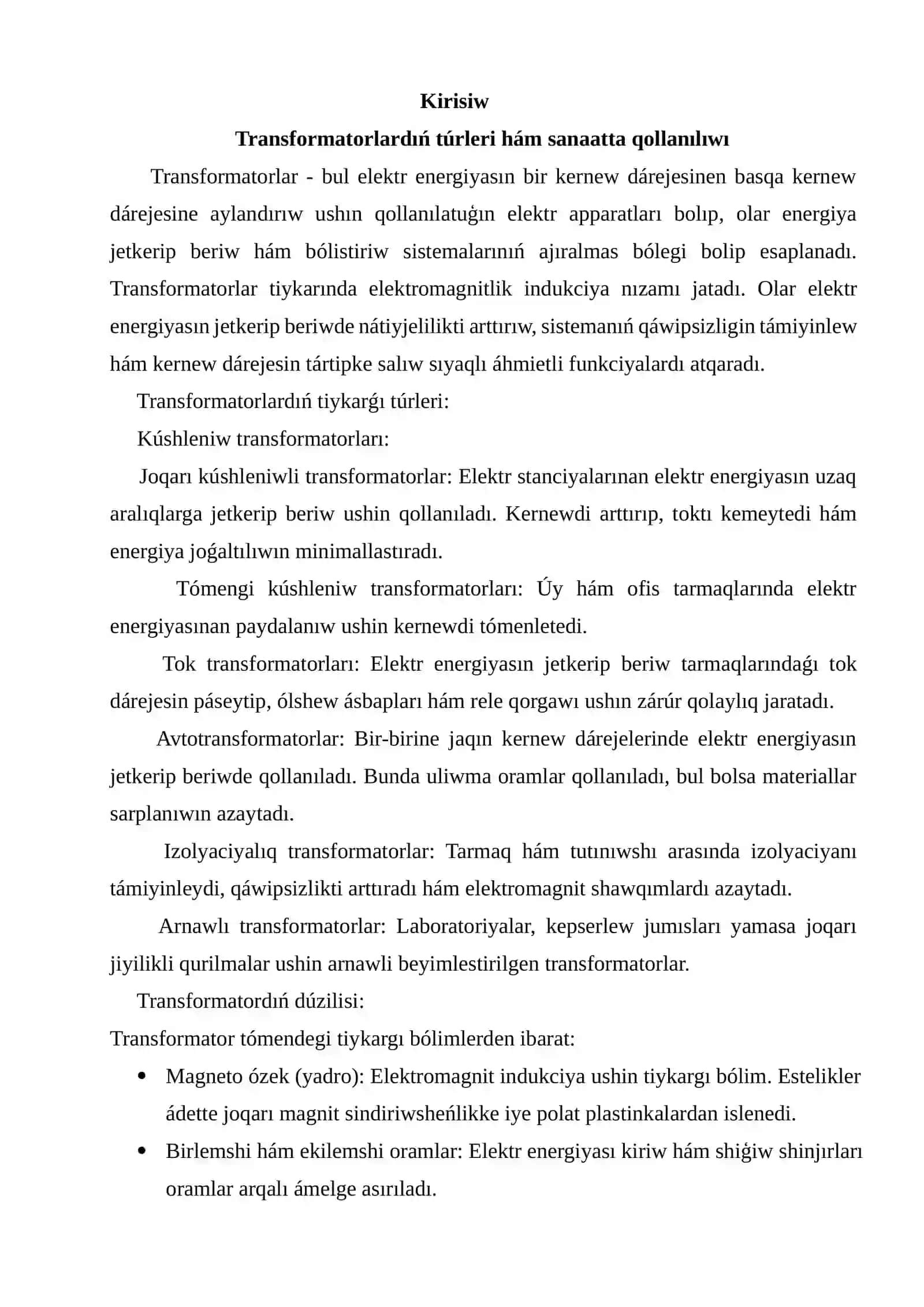 Transformatorlar 3