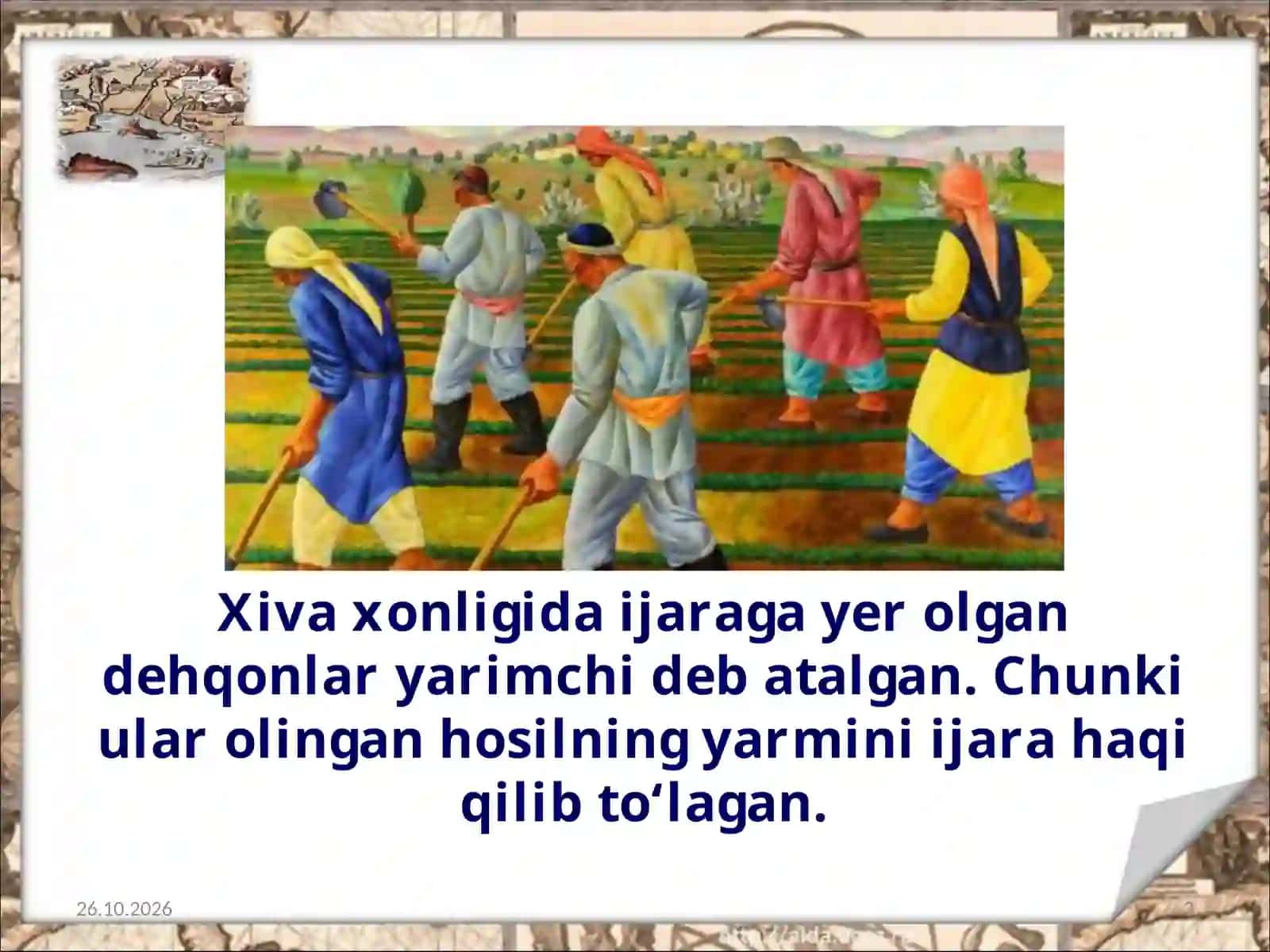 Yer  egaligi  va  soliq  tizimi 3