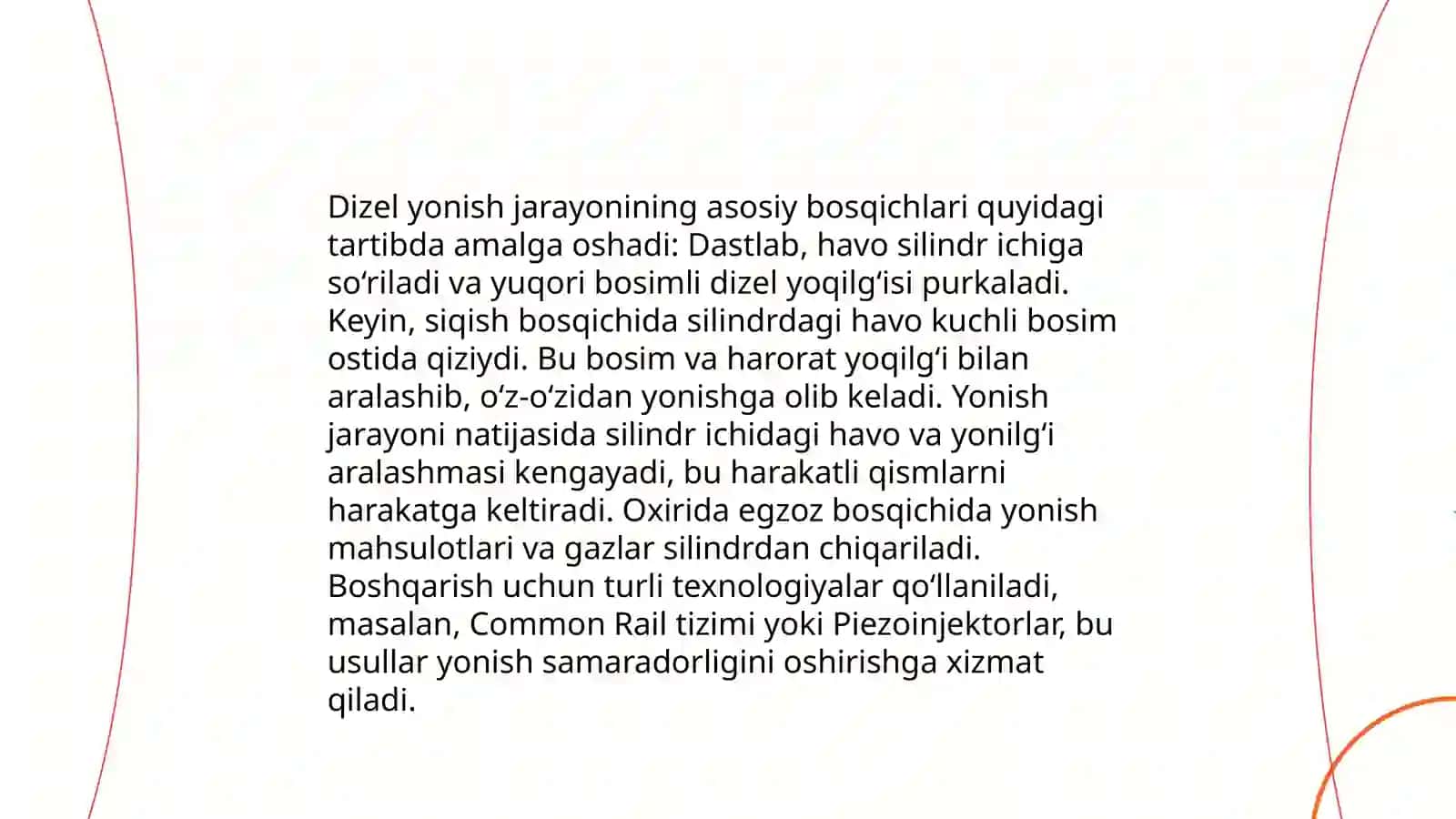 Gaz dizel yonish jarayoni 3
