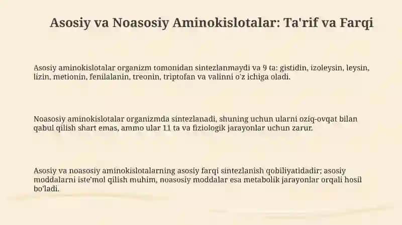 Aminokislotalar 3
