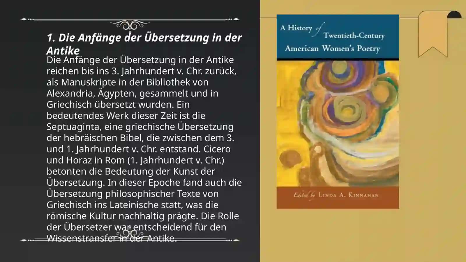 Die Geschichte des Übersetzens. Epochen und Entwicklungen 3