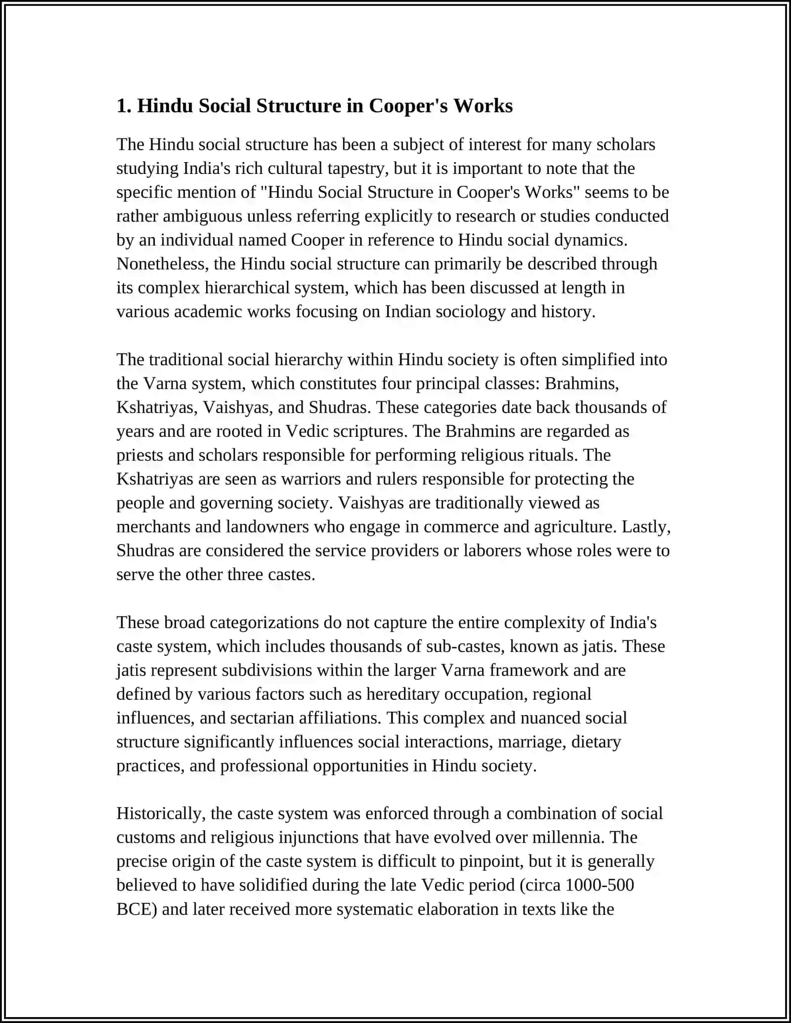 Hindu Life in Cooper's Works 3