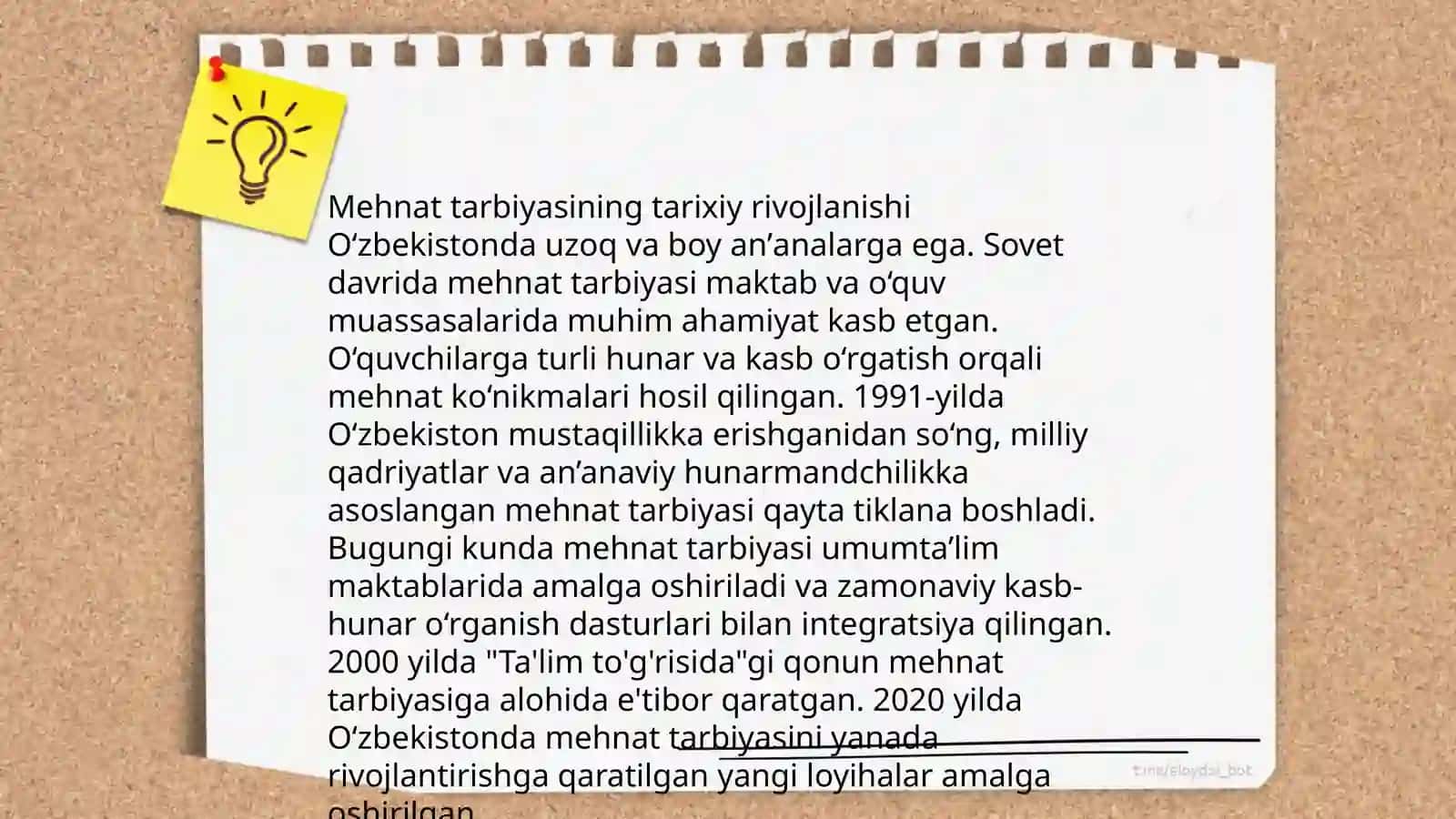 Mehnat tarbiyasi 3