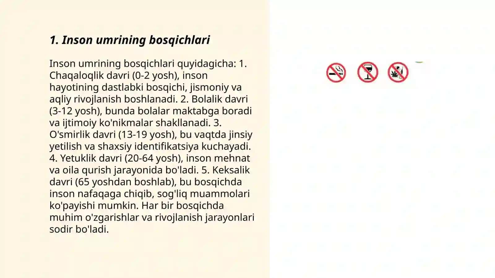 Inson umri 3