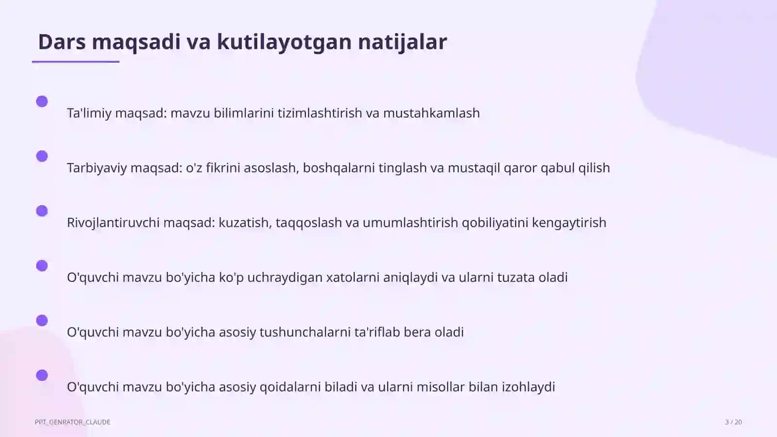 Relyef shakllari: tog'lar va tekisliklar (5-sinf) 3