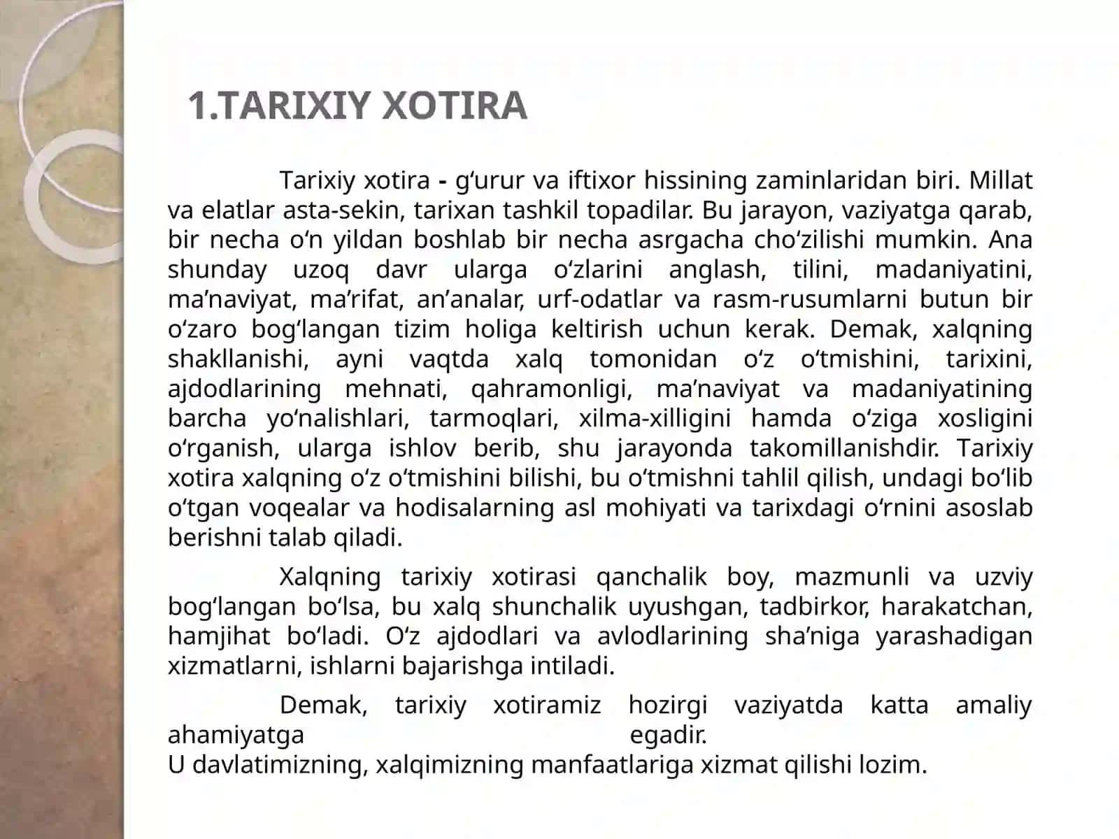 Tarix va zamonamiz 3
