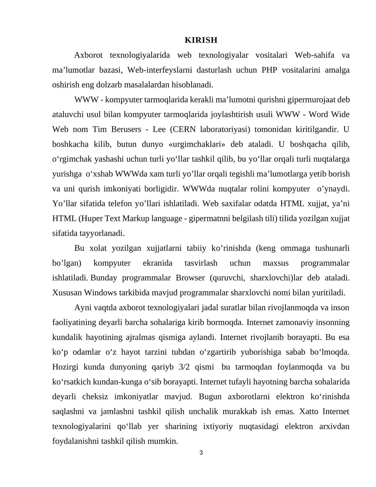 HTML, CSS VA JAVASCRIPTDAN FOYDALANIB KITOB  DO’KONI WEB SAYTINI YARATISH. Kurs ishi 3