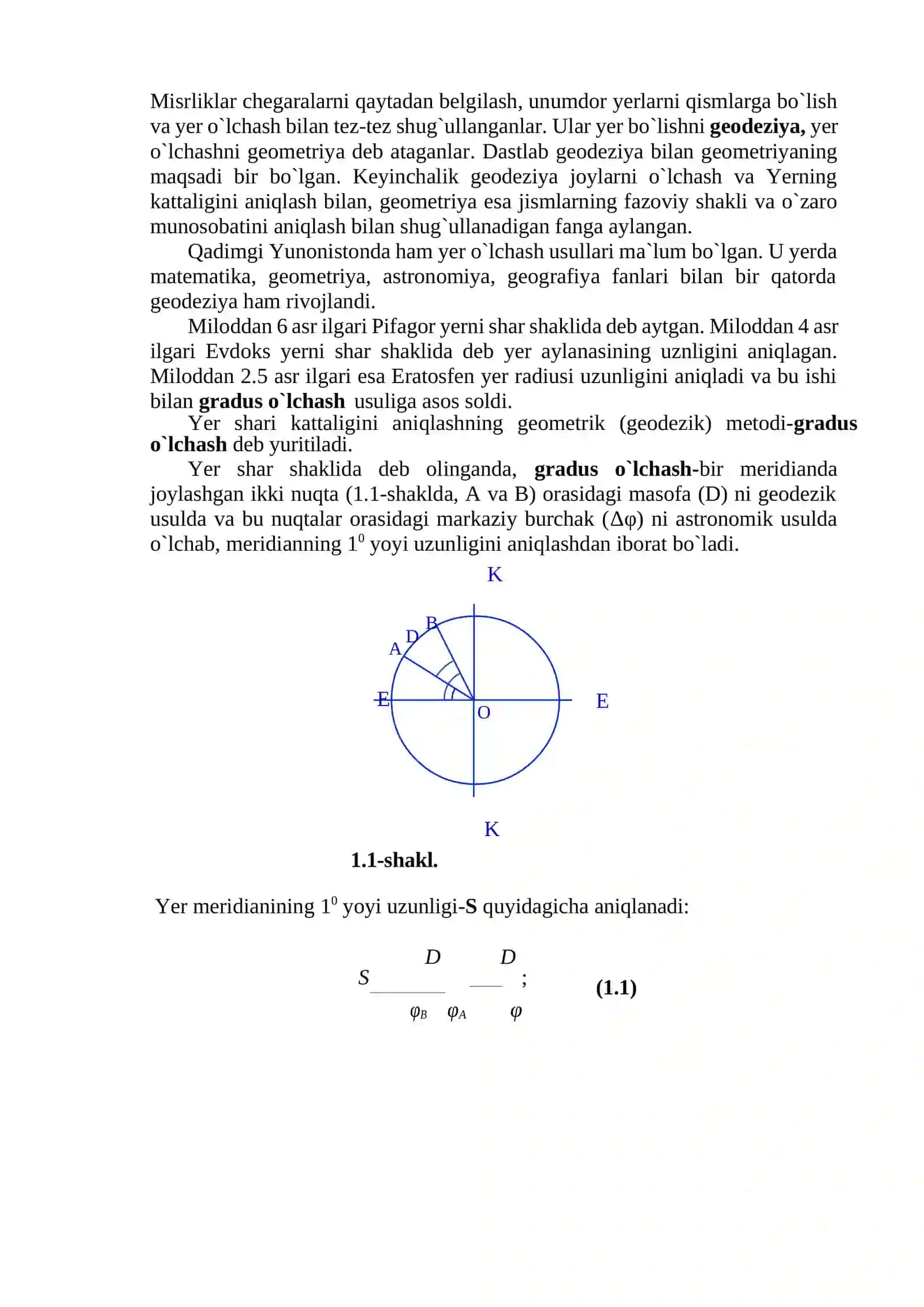 Geodeziya Fanining vazifalari 3