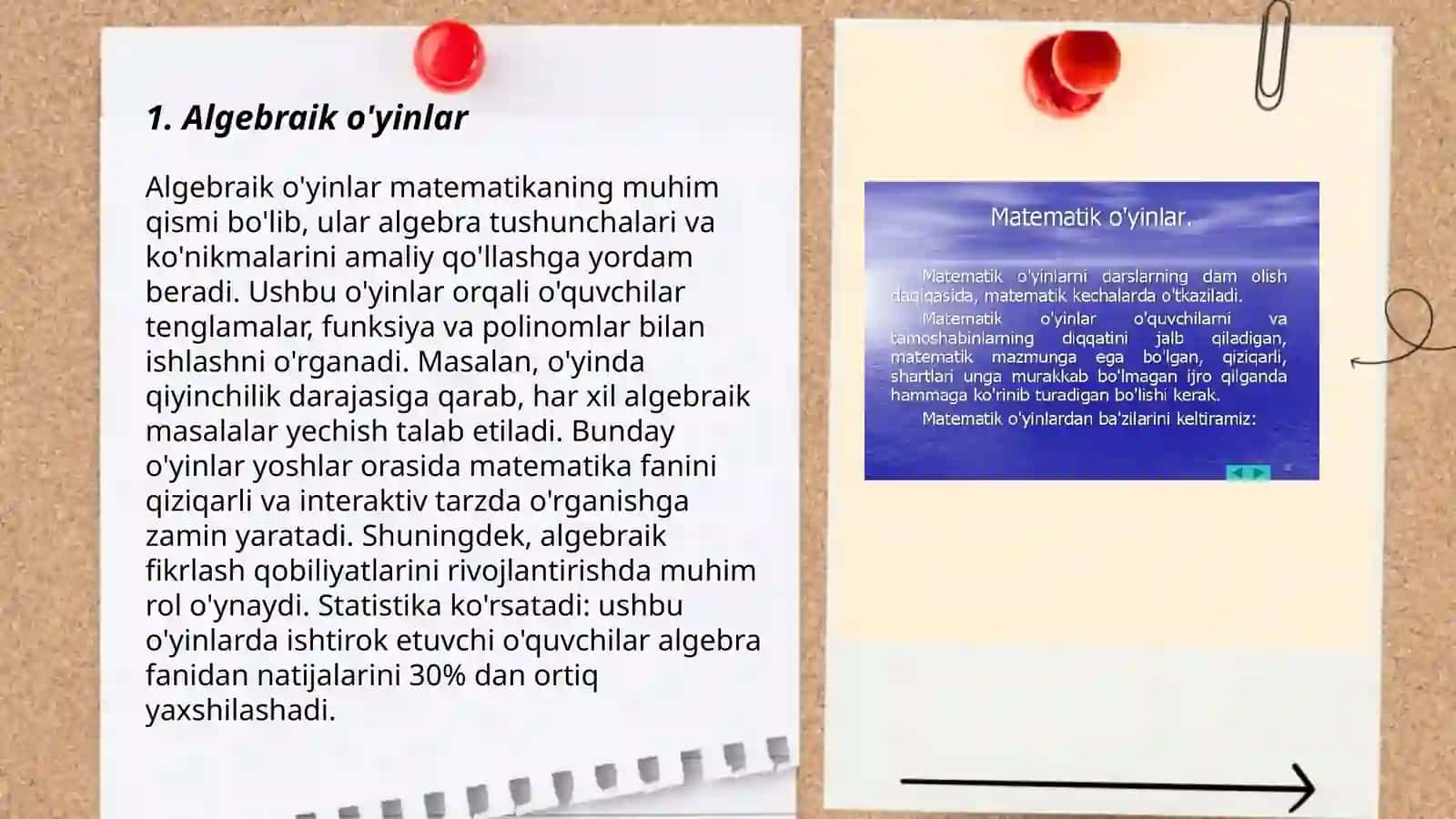 Matematik o'yinlar 3