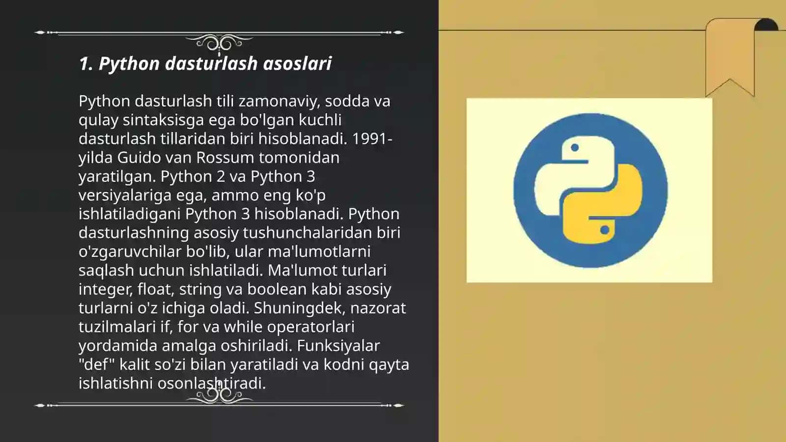 Python dasturlash asoslari 3