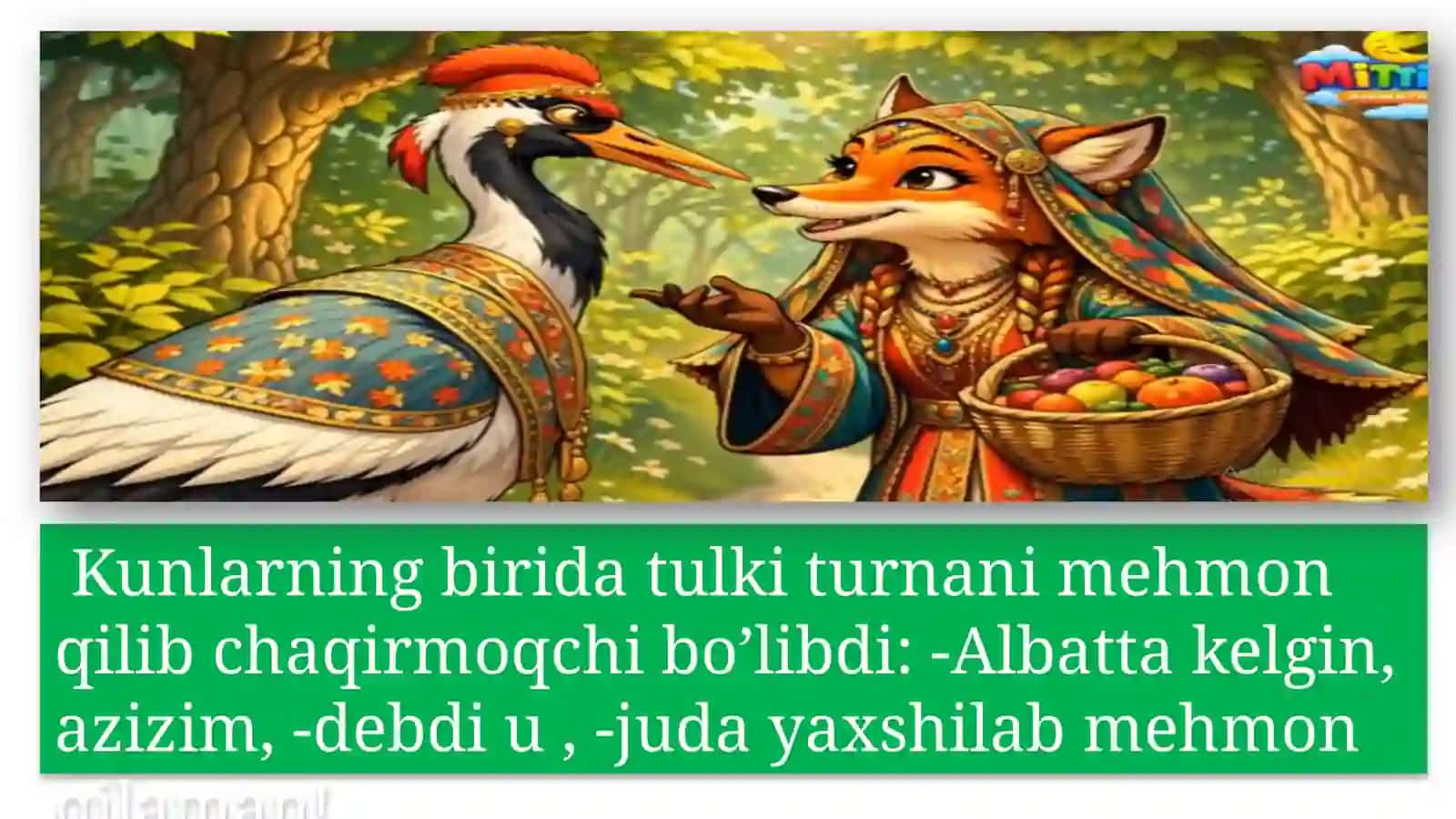 Tulki bilan turna 3
