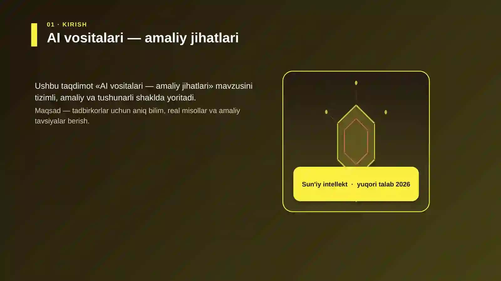 AI vositalari — amaliy jihatlari 3