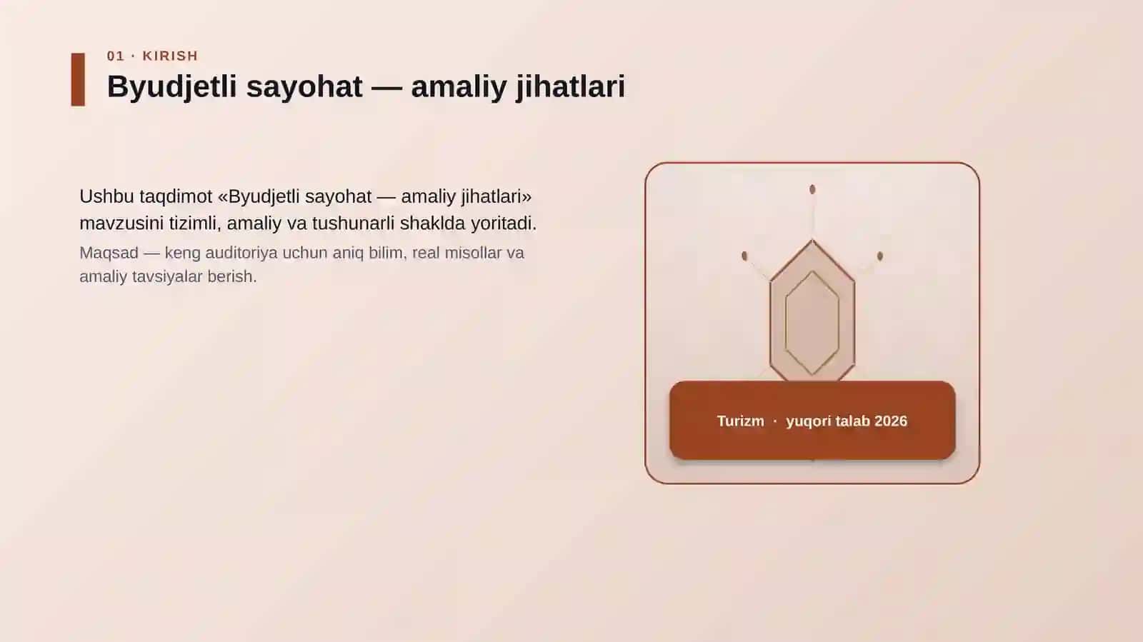 Byudjetli sayohat — amaliy jihatlari 3