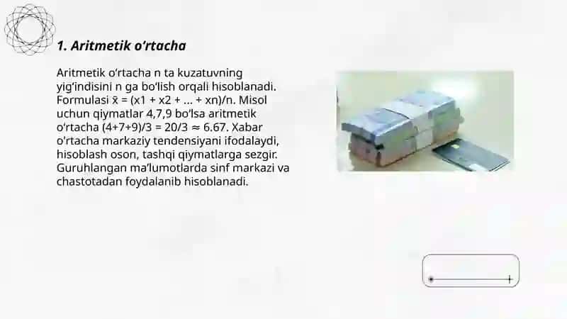 Aritmetik oʻrtacha 3