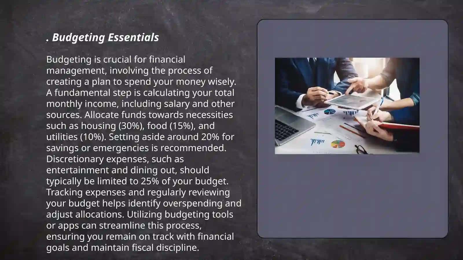 Budgeting Essentials 3