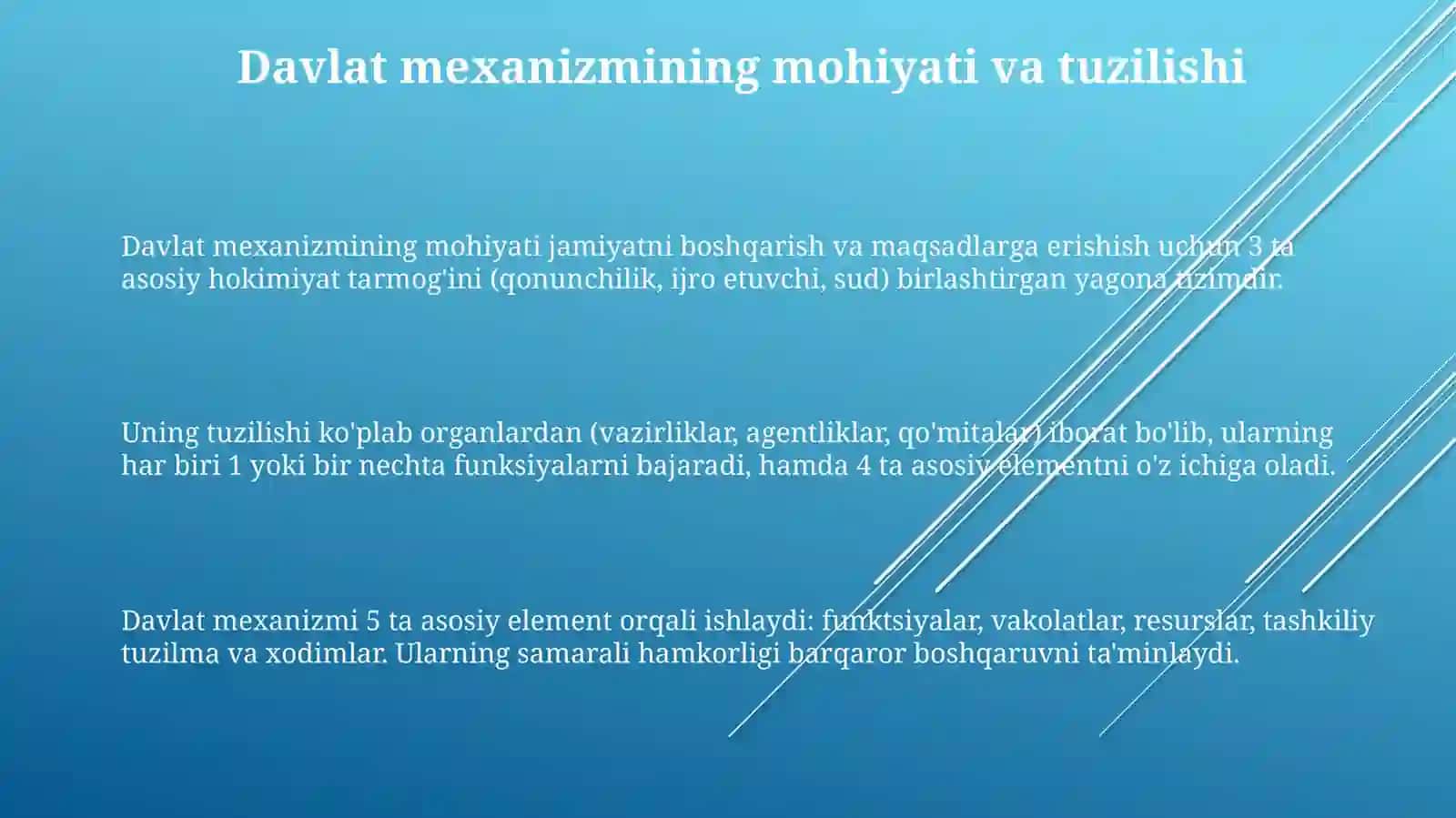 Davlat mexanizmi 3