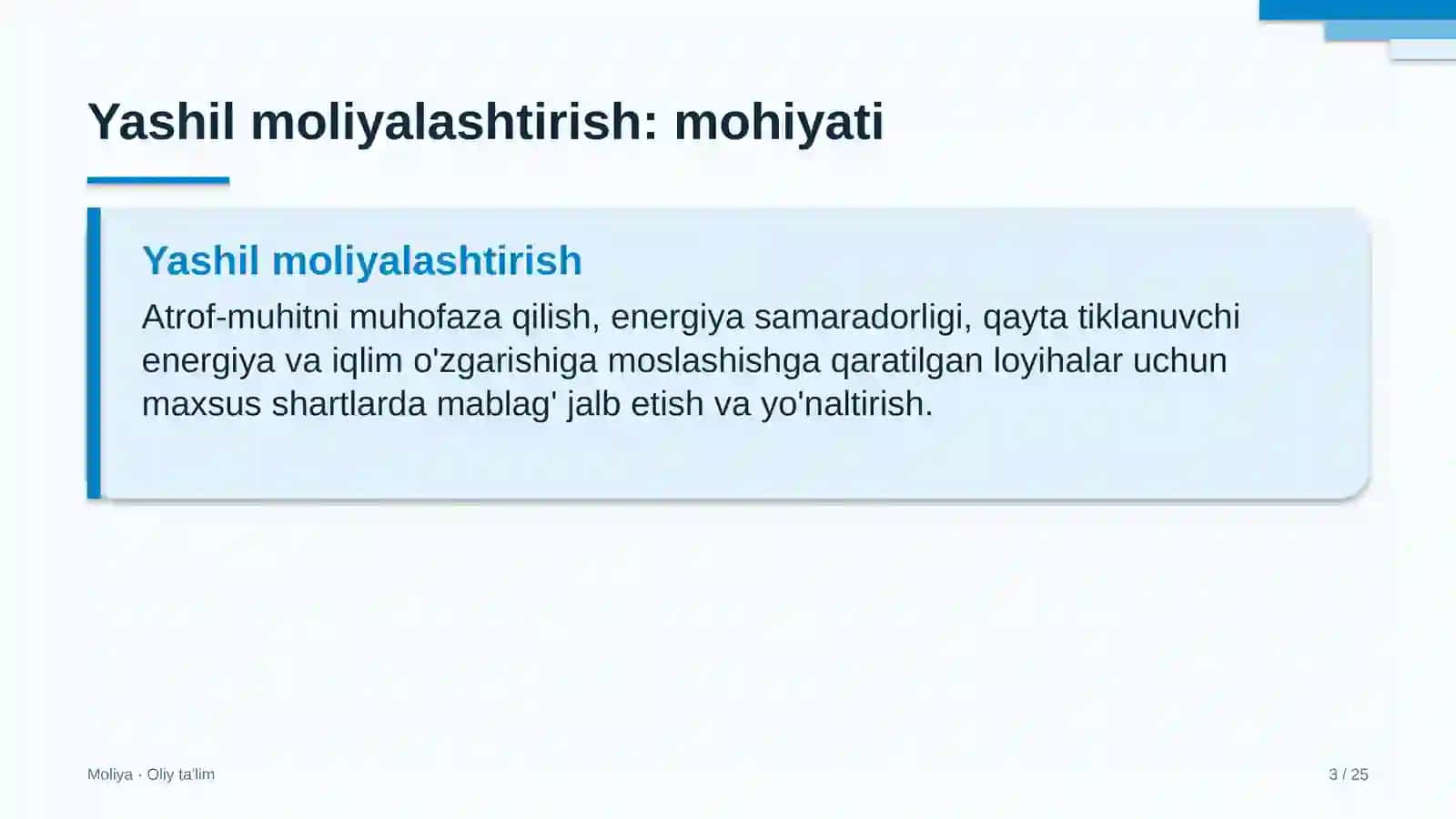 Quvur transportida yashil moliyalashtirish 3