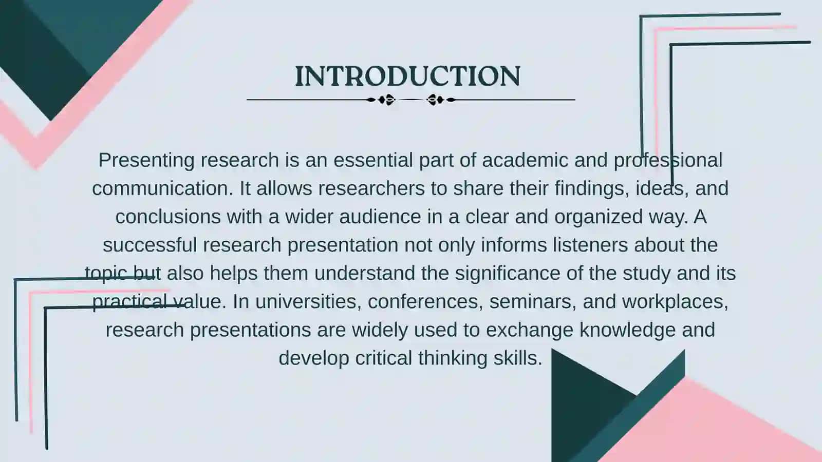 Research Presentation Skills 3