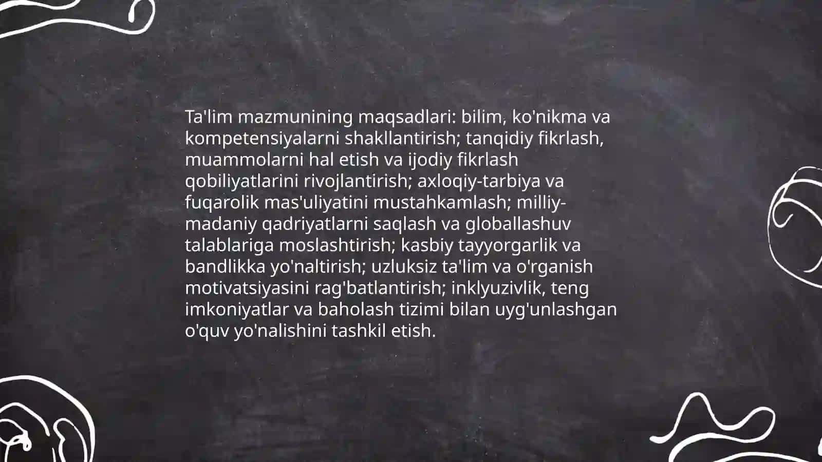 Ta'lim mazmuni 3