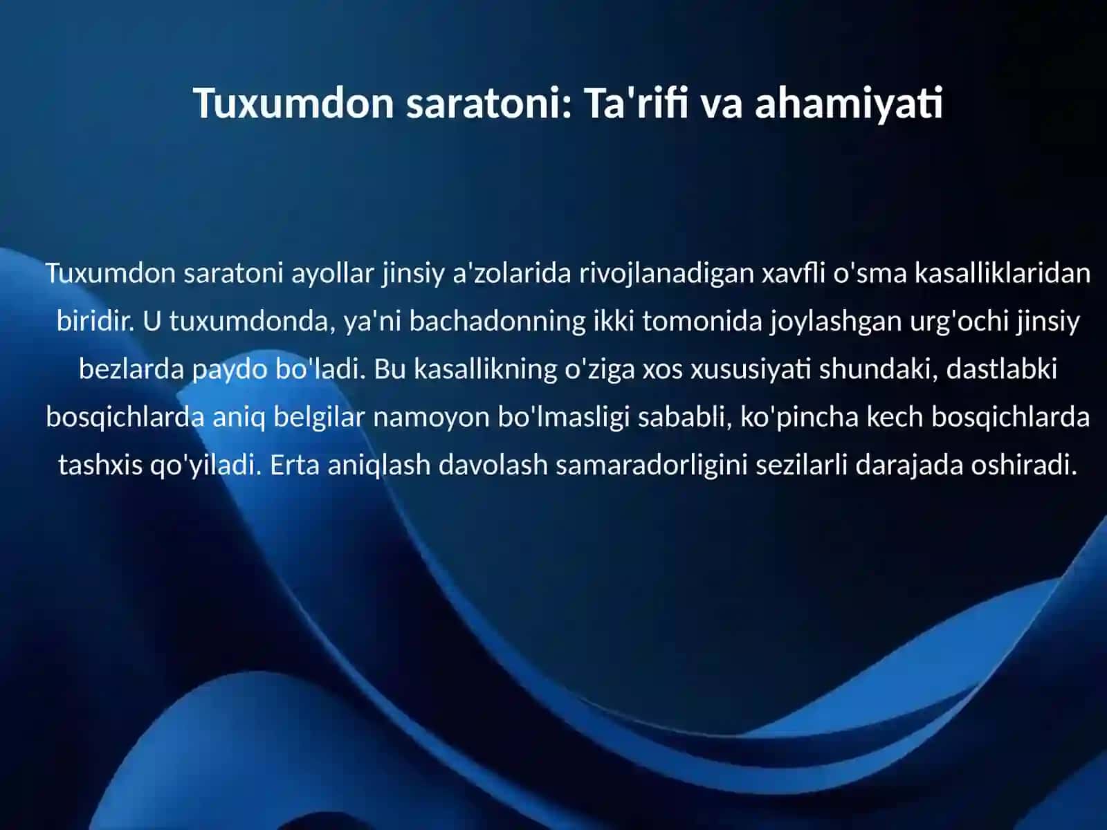 Tuxumdon saratoni 3