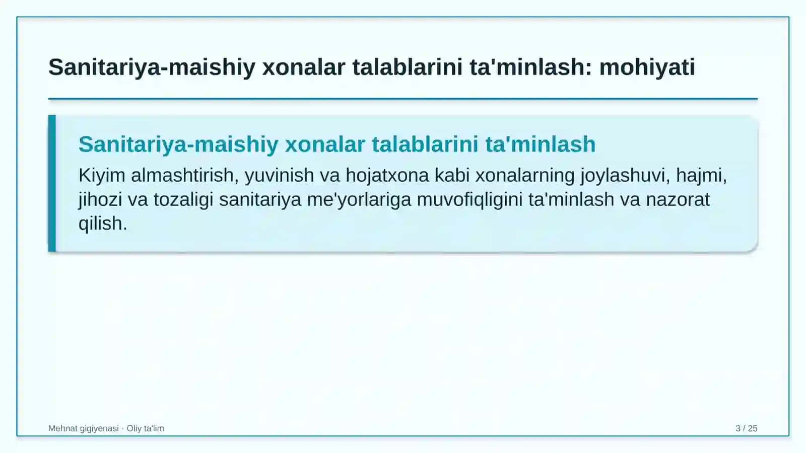 Frilans platformalarida sanitariya-maishiy xonalar talablarini ta'minlash 3