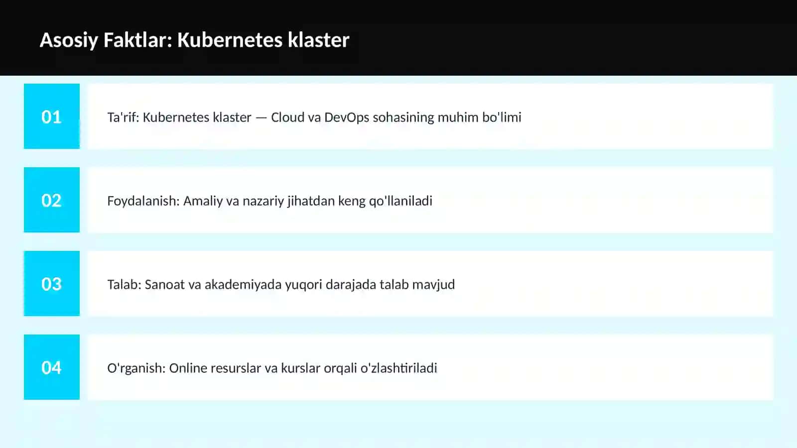 Kubernetes klaster 3