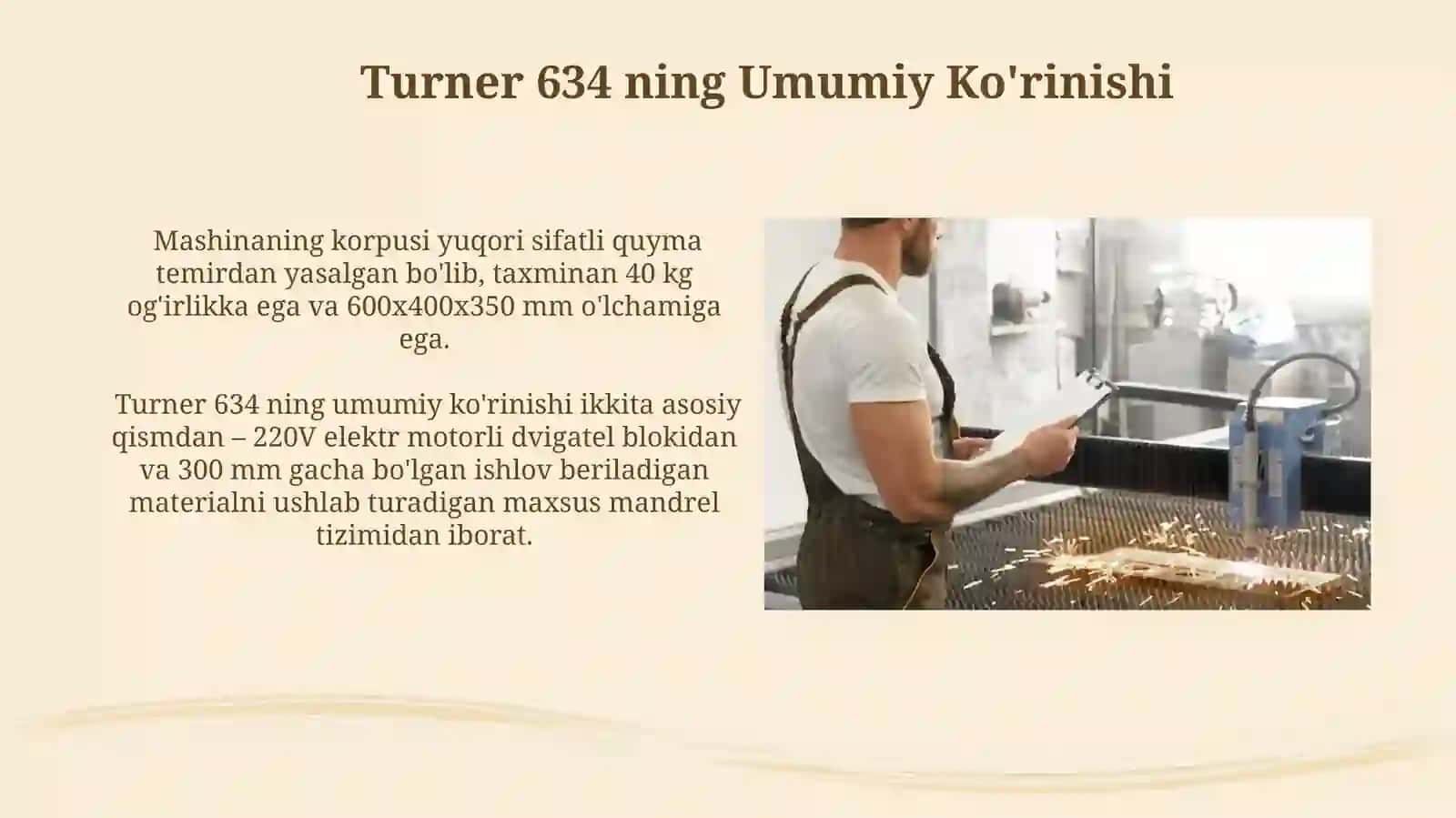 Turner 634 Mashinasi 3