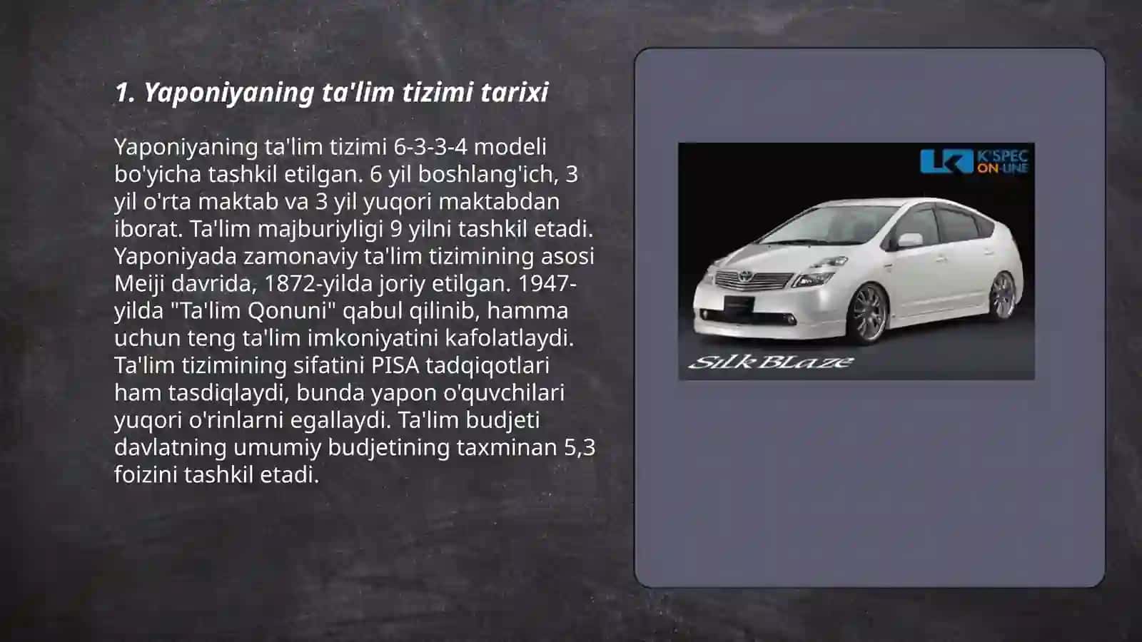 Yaponiyada t'lim tizimi 3