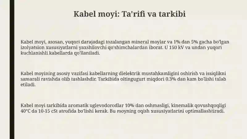 Kabel moyi 3