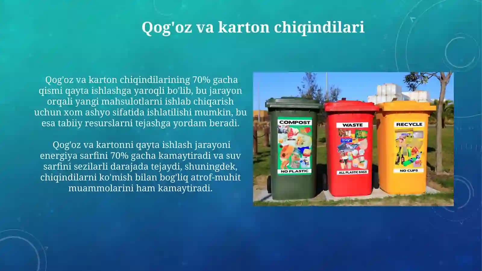Qog'oz va karton chiqindilari 3