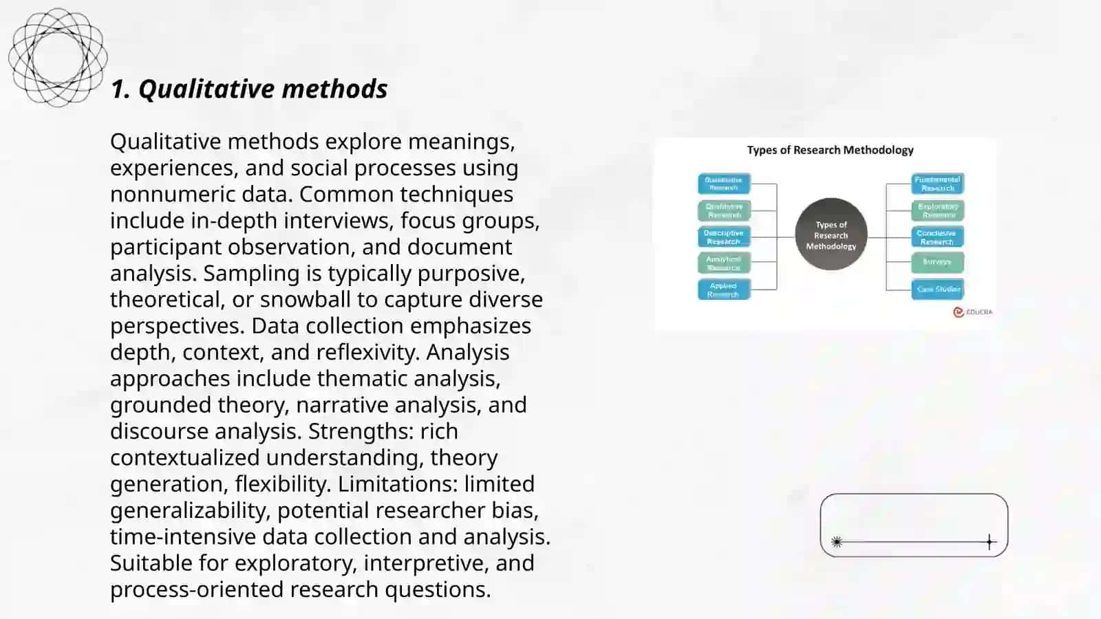 Qualitative methods 3
