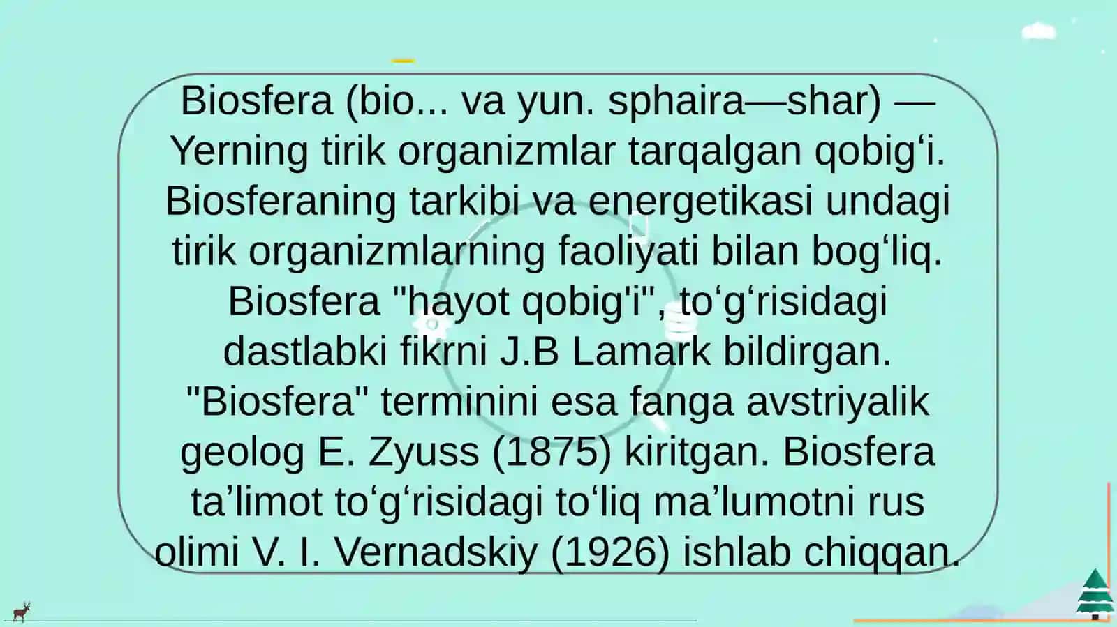 Biosfera haqida tushuncha 3