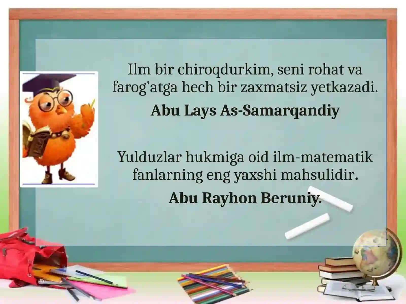 Math teacher Madrahimova Muattar 3