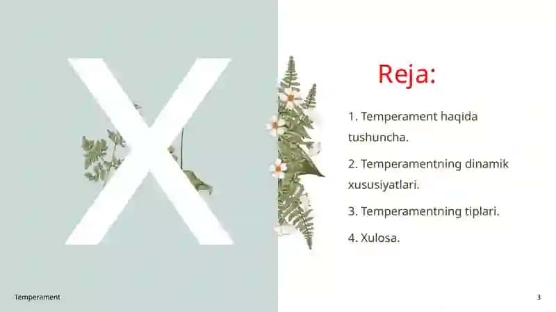 Temperament va uning tiplari 3