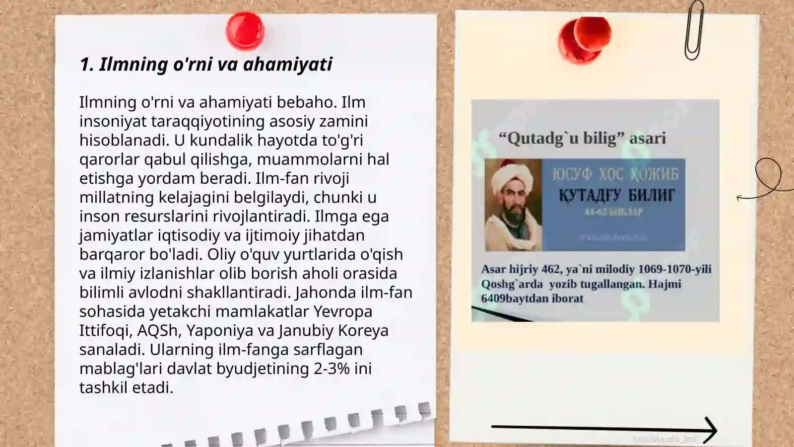 "Qutadğu biliğ"da ilm-fan 3