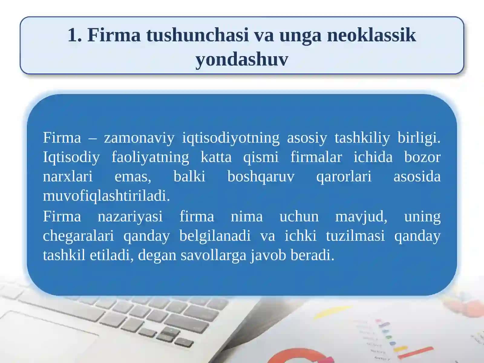 FIRMA NAZARIYASI 3
