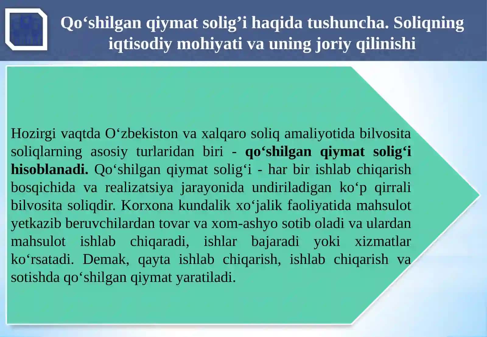 Qo‘shilgan qiymat solig‘i 3