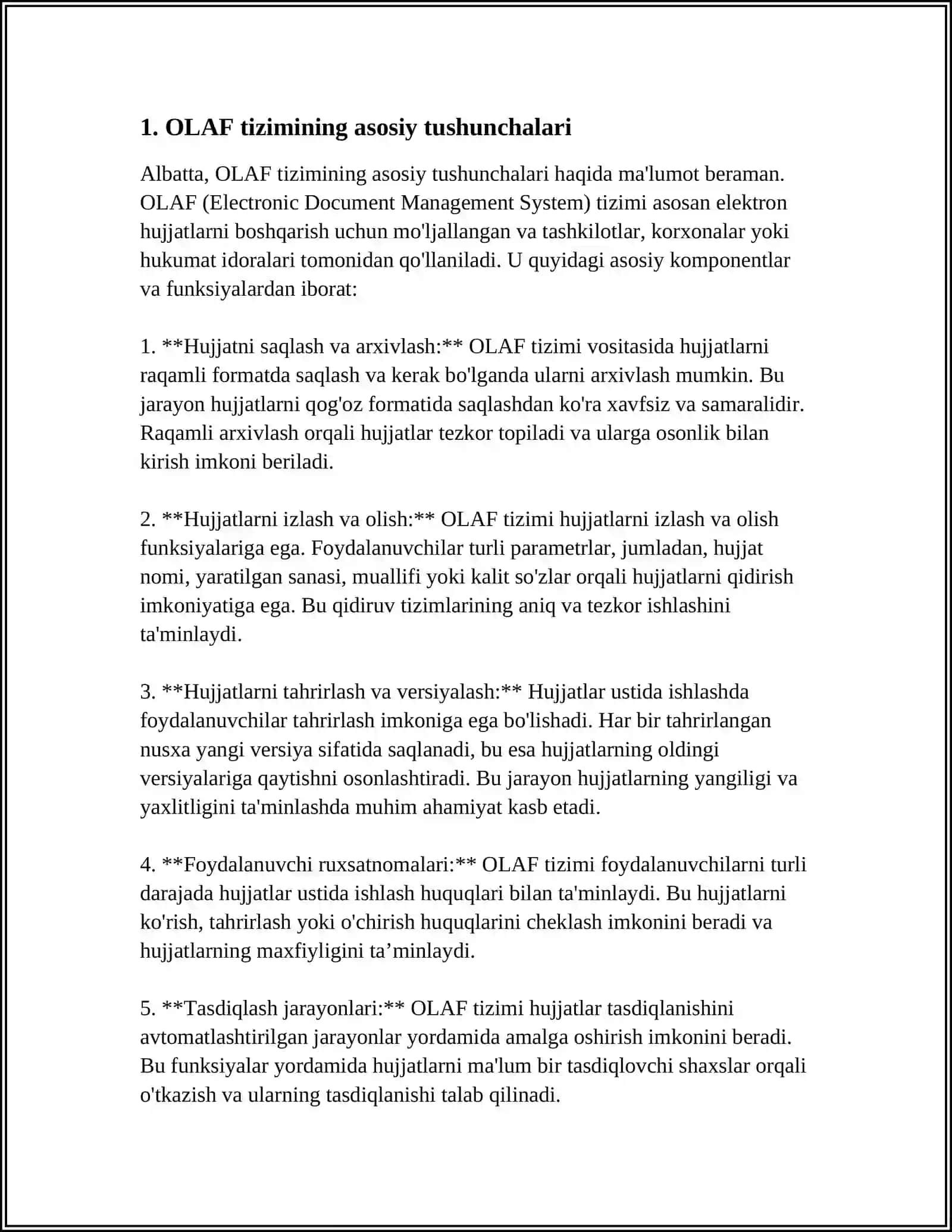 OLAF TIZIMI 3