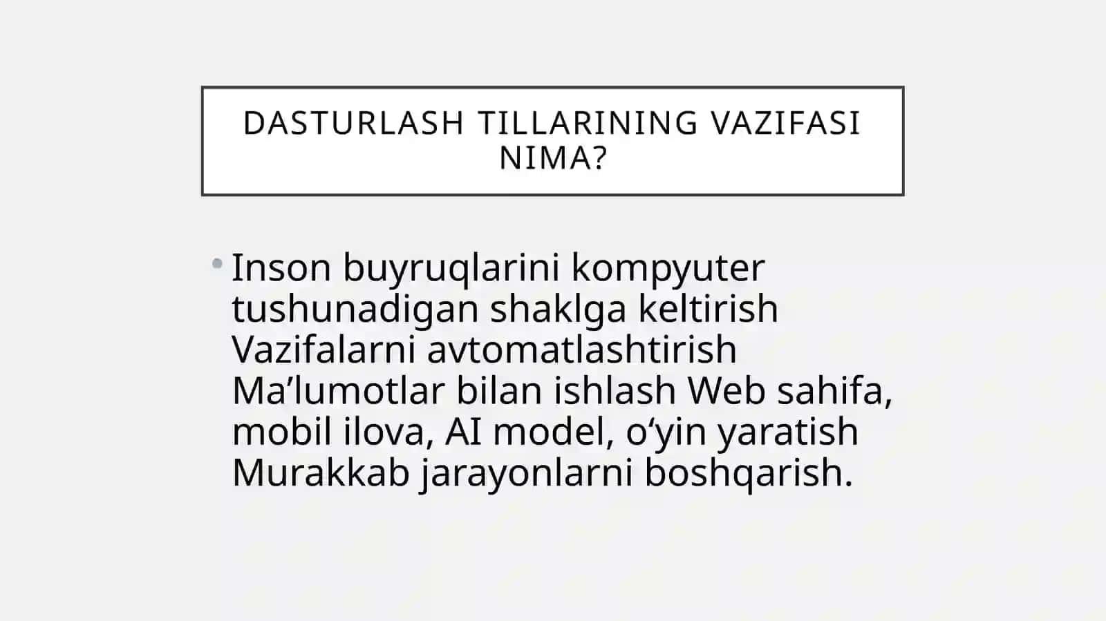 Python Dasturlash Tili 3
