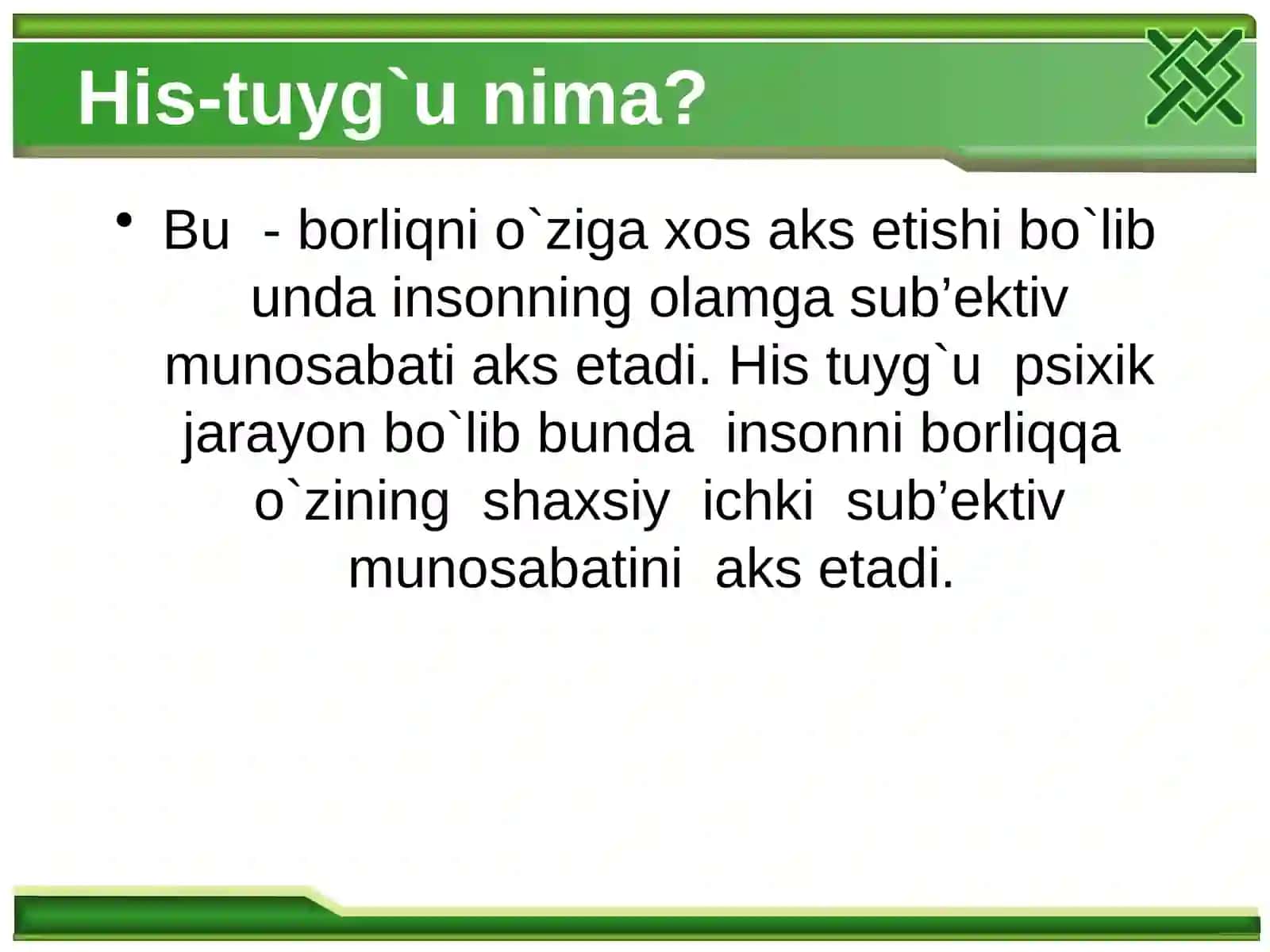 Emotsiyalar 3