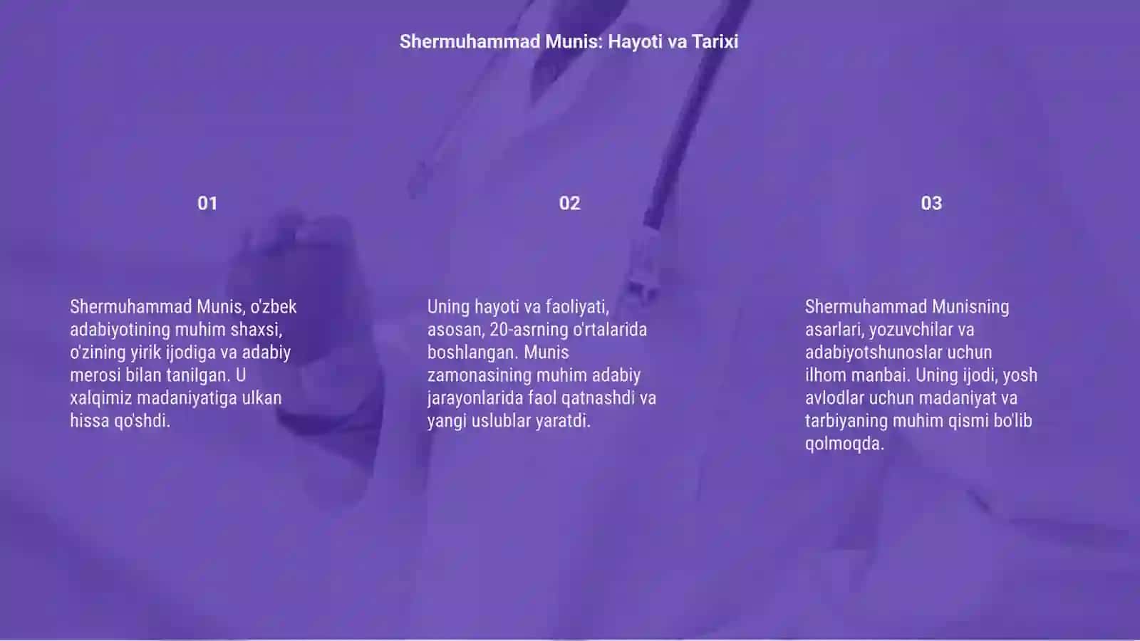 Shermuhammad Munis 3